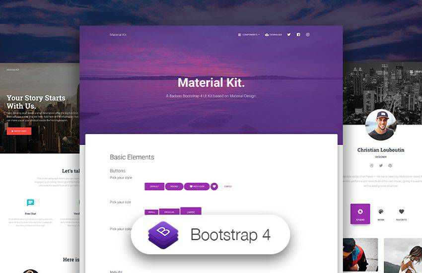 20+ Free Bootstrap UI Kits Speckyboy