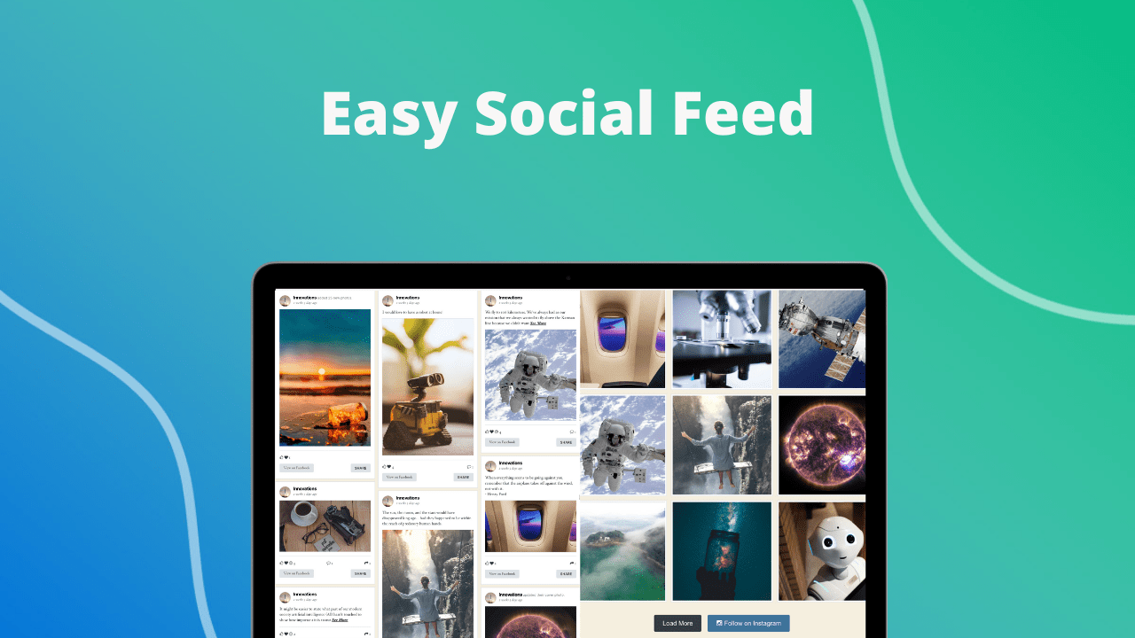 Easy Social Feed SpecMeOut