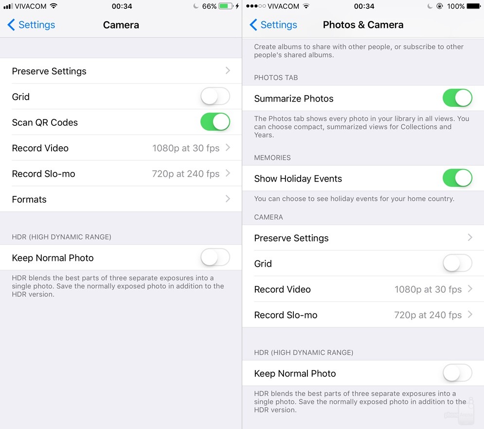 ชมภาพเปรียบเทียบ iOS 10 และ iOS 11 แบบช็อตต่อช๊อต มีอะไรเปลี่ยนแปลงบ้าง