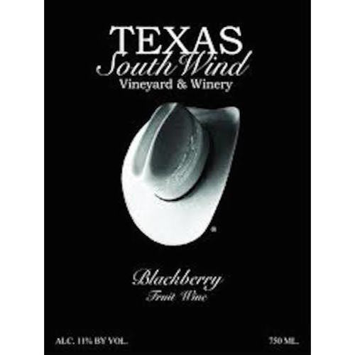 Texas South Wind Vineyard & Winery Blackberry Fruit Wine White Blend