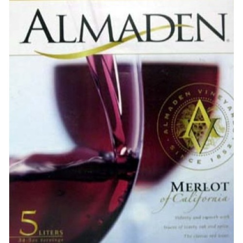 Almaden Merlot Box 4 / Case