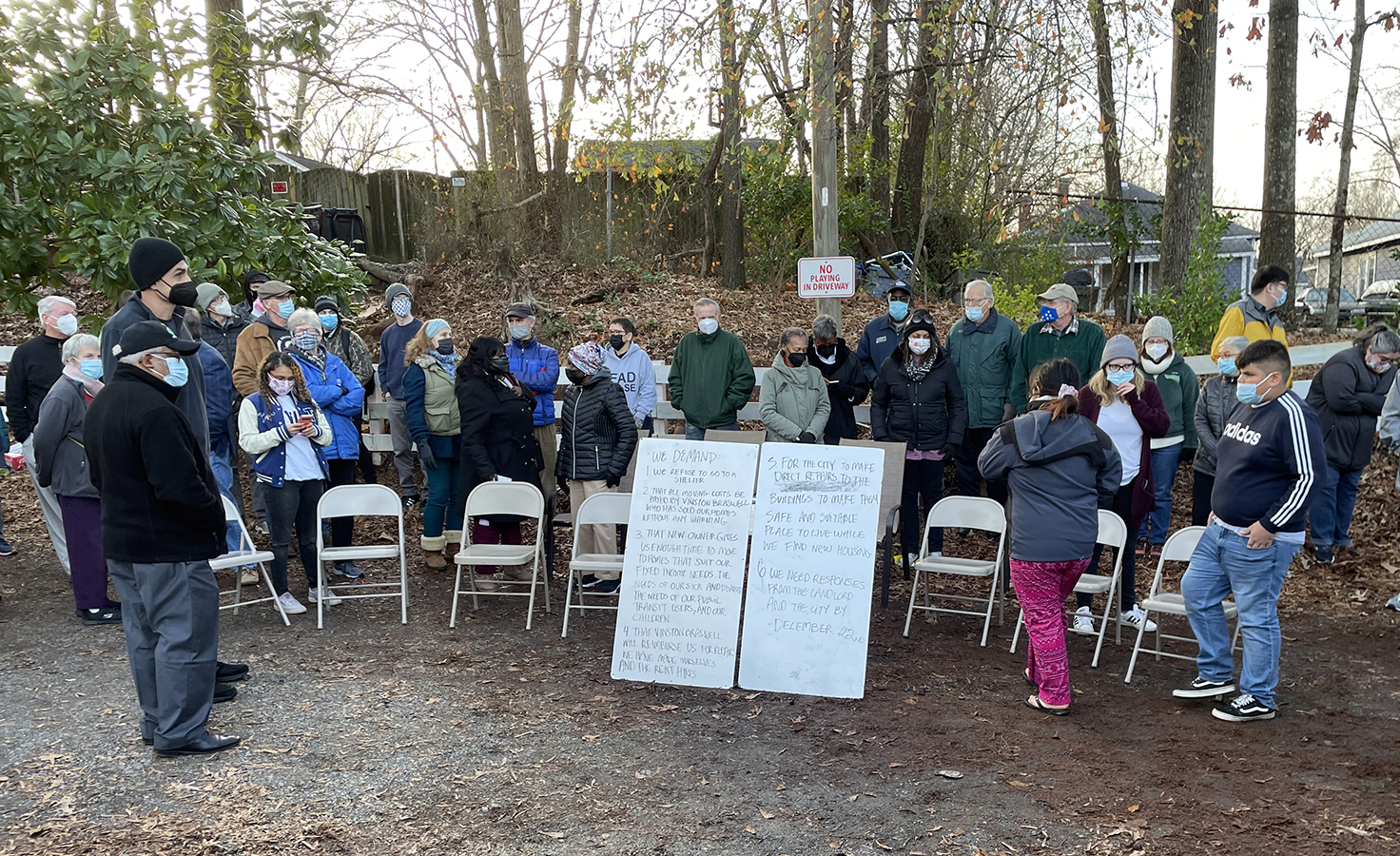Braswell Properties' EvictionBound Durham Families Pray For Christmas