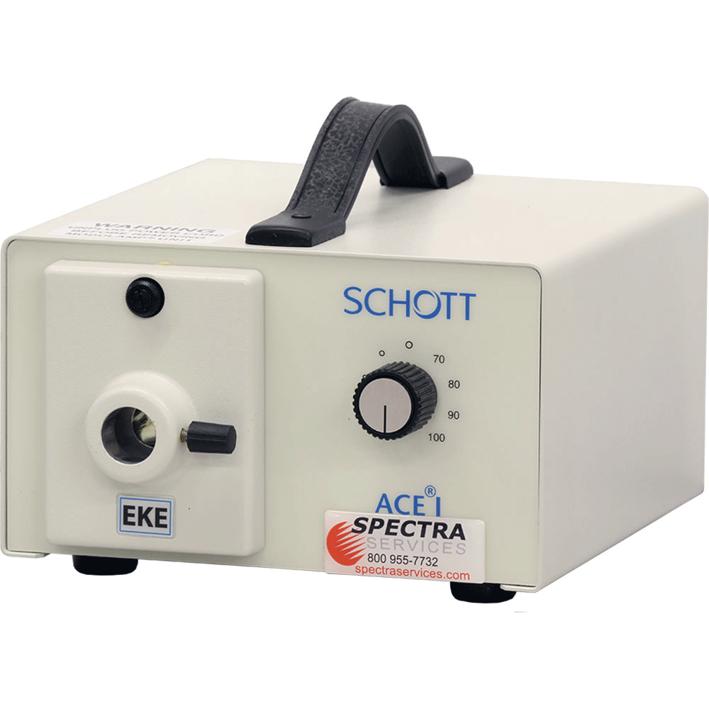 Schott ACE 1 Fiber Optic Light Source A20500 Lab Equipment Spectra Services
