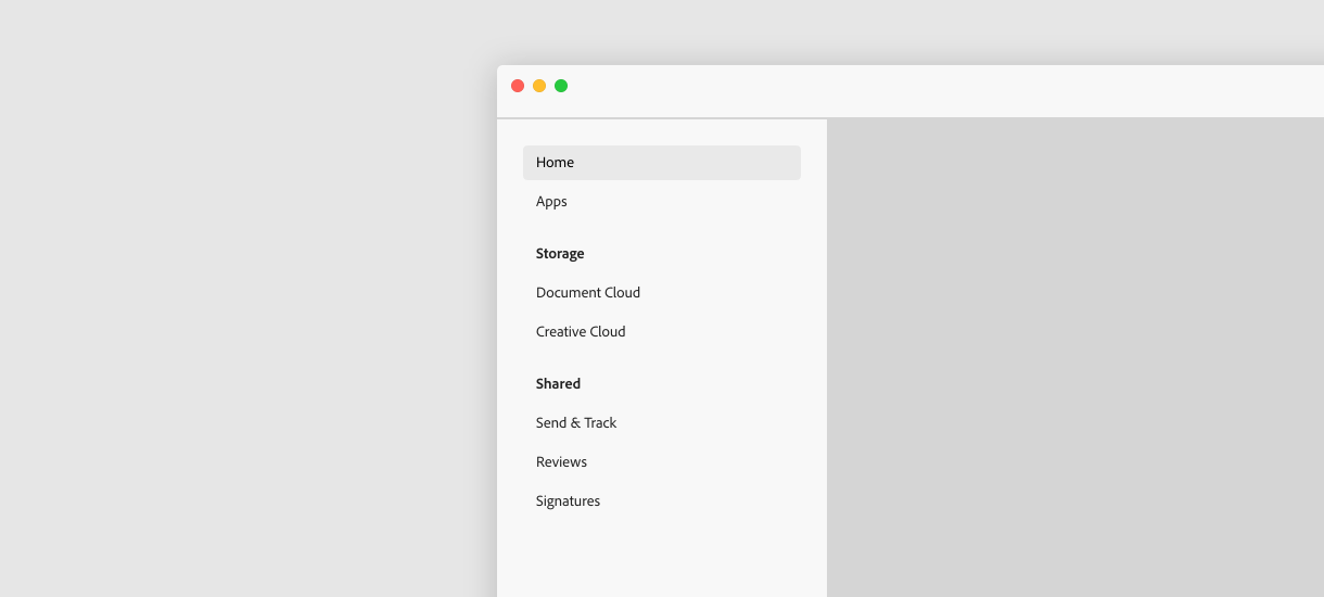 Side navigation Spectrum
