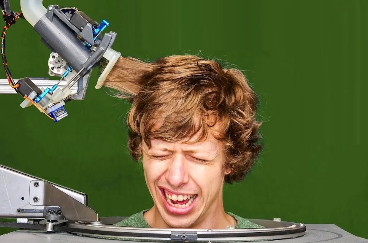 Video Friday This Terrifying Robot Will Cut Your Hair With Scissors