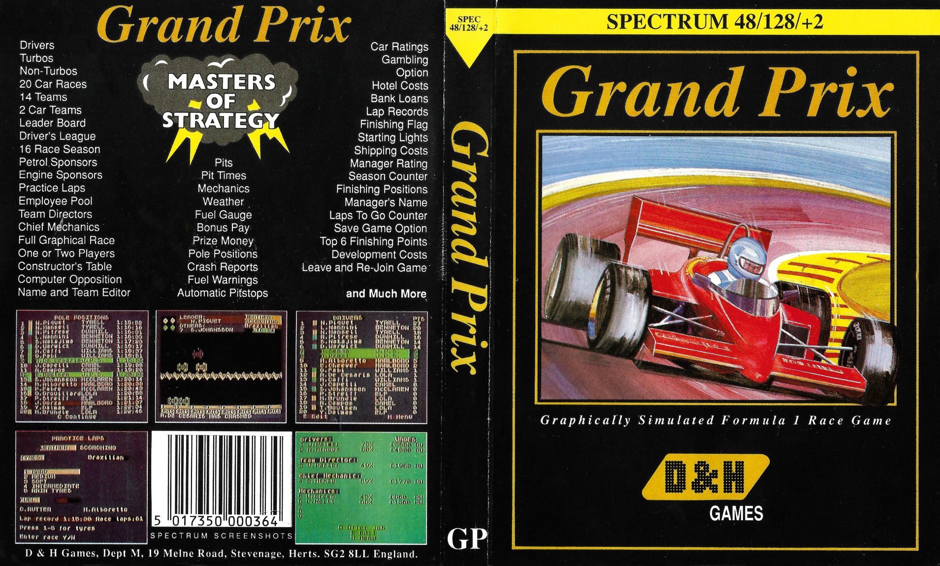 Grand Prix at Spectrum Computing Sinclair ZX Spectrum games, software