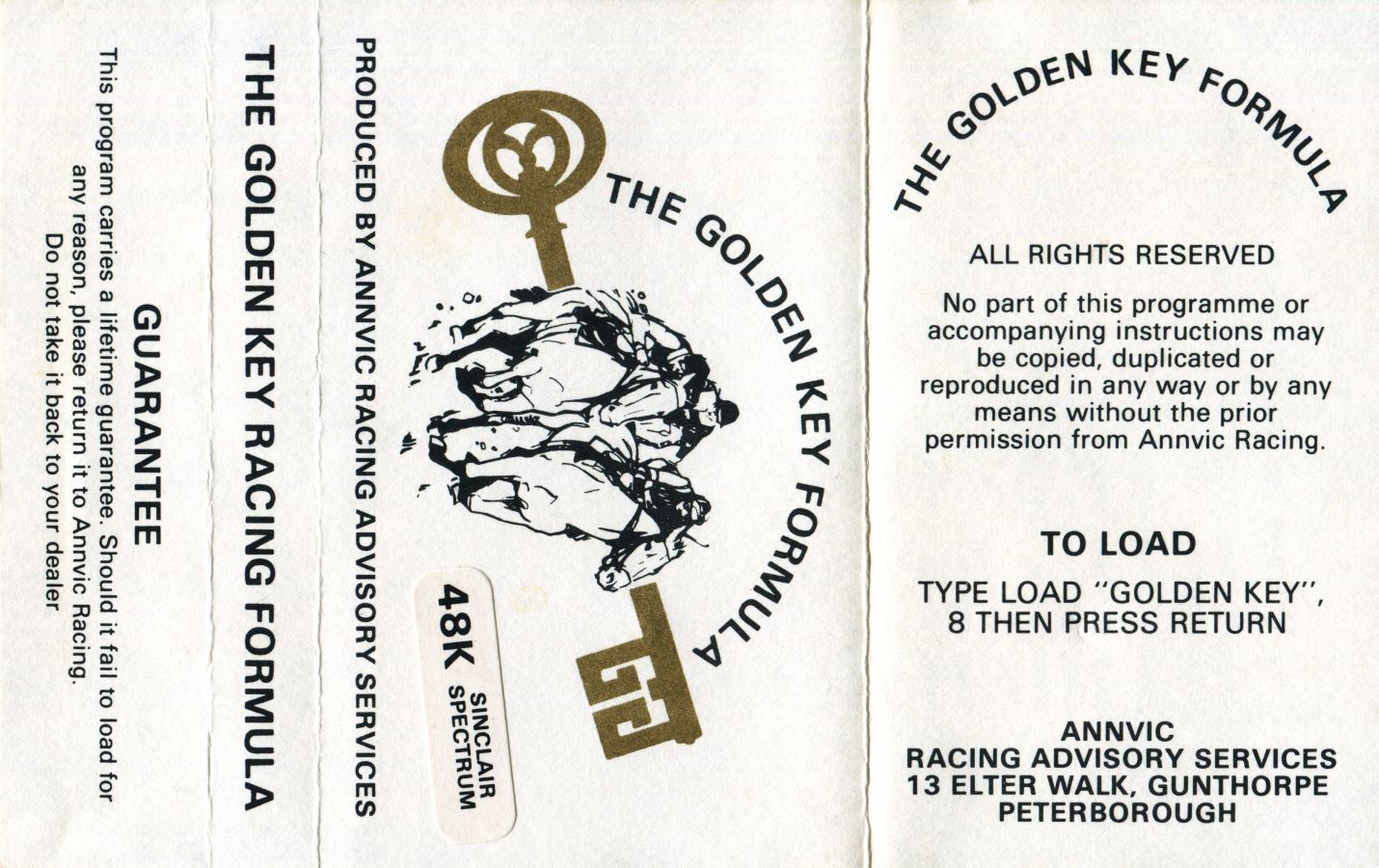 The Golden Key Racing Formula World Of Spectrum Classic