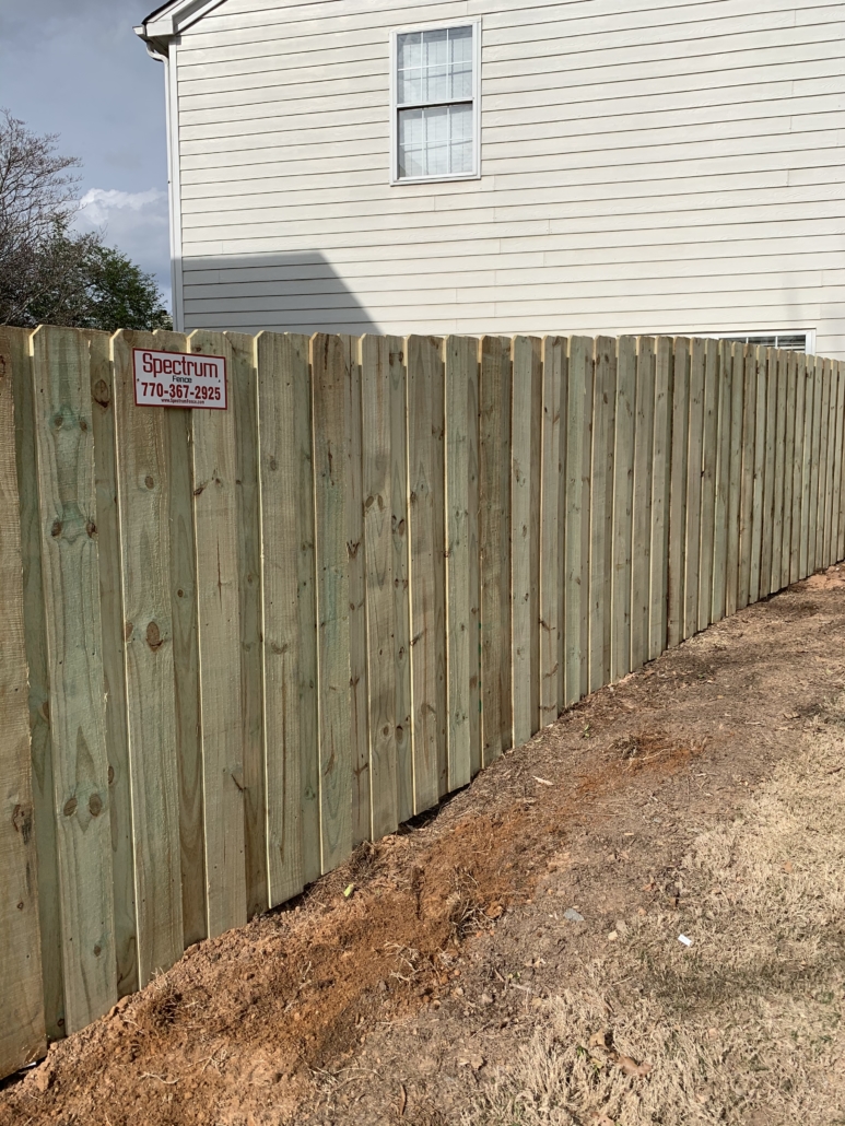 Wood Fence Installation Spectrum Fence of Fulton County, GA