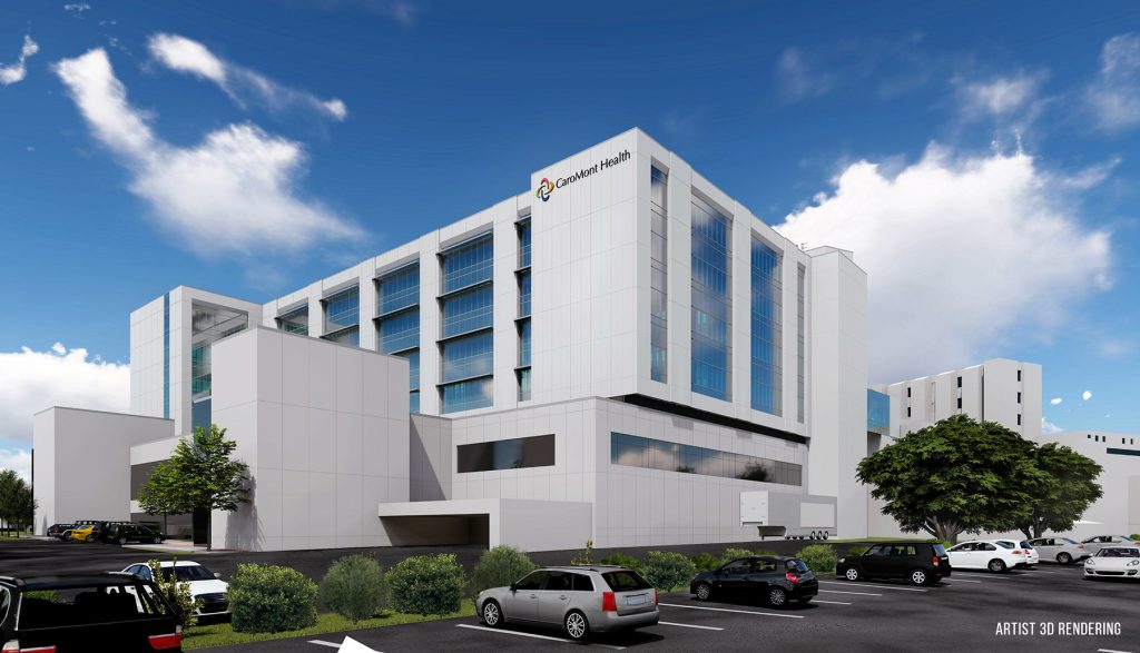 Spectrum starts work on new Caromont Medical Project In Gastonia, NC Spectrum Interiors of SC