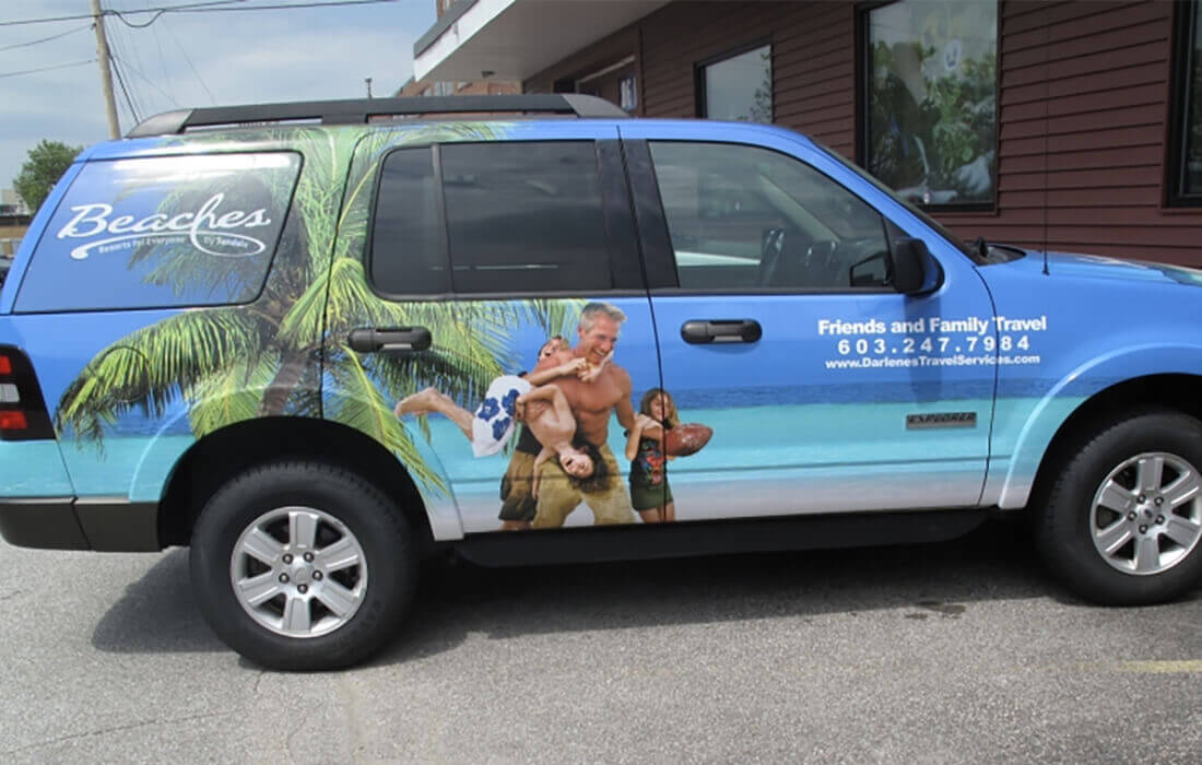 Sandals Vehicle Wrap Spectrum Signs & Graphics Company