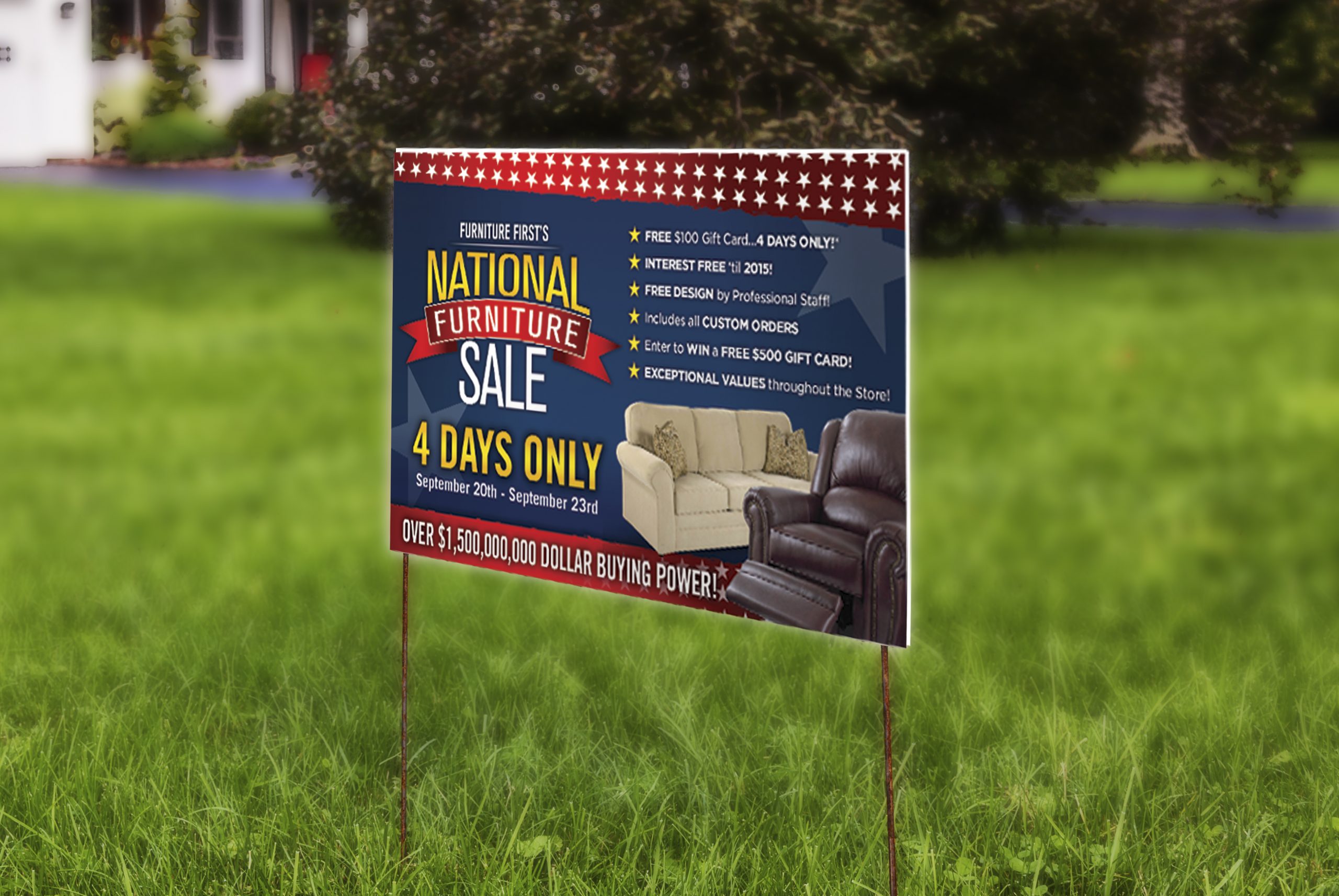Yard Signs, Custom made to order Spectrum Signs & Graphics