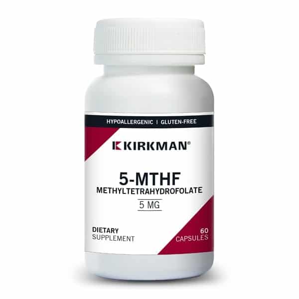 Buy 5MTHF ([6S]5Methyltetrahydrofolate) 5 mg Hypoallergenic 60 ct