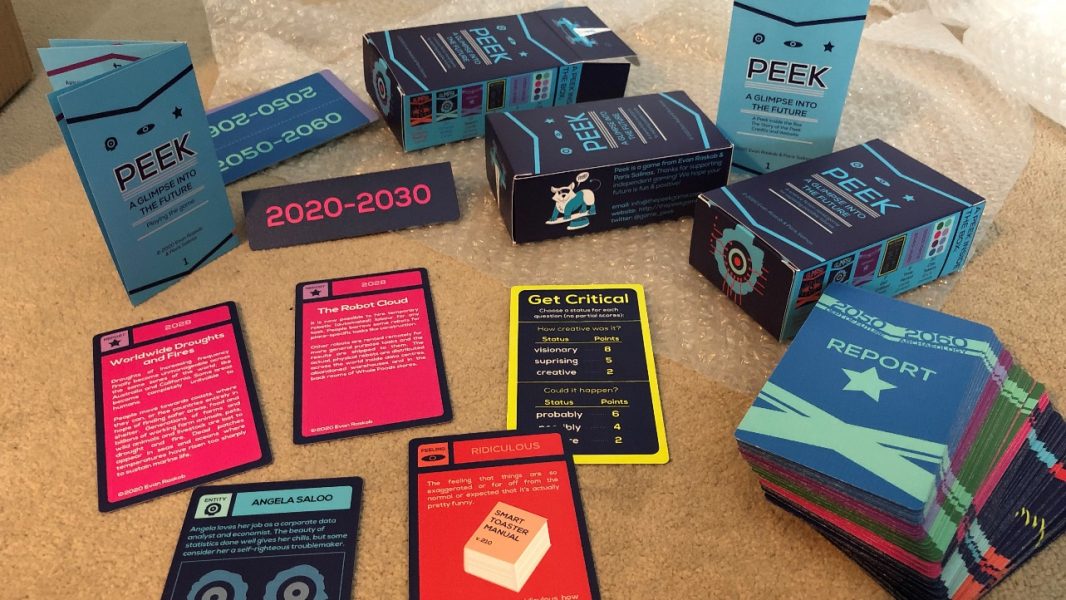 SpeculativeEduCase Study Peek, a game for future storytelling