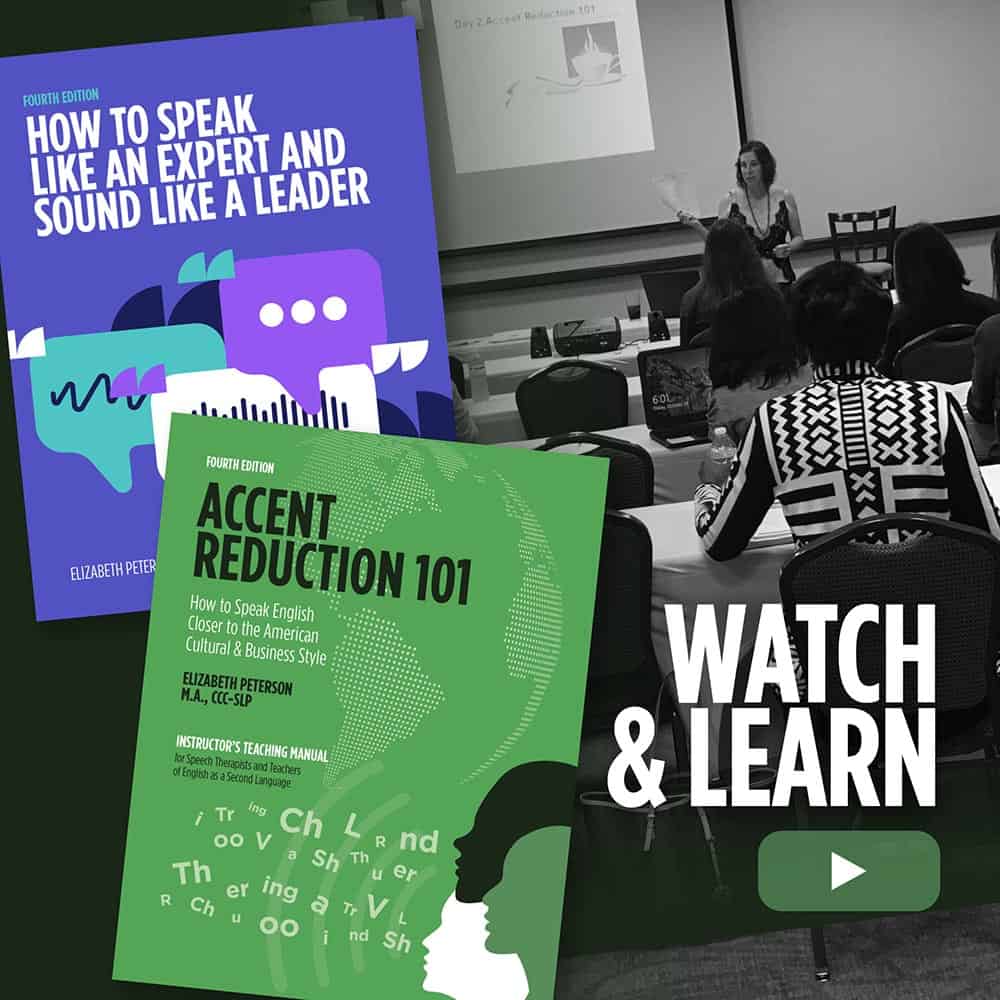 Watch and Learn Seminars Accent Reduction and Public Speaking Speech