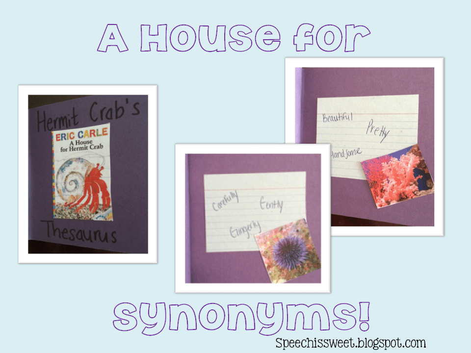 A House for Synonyms Speech is Sweet