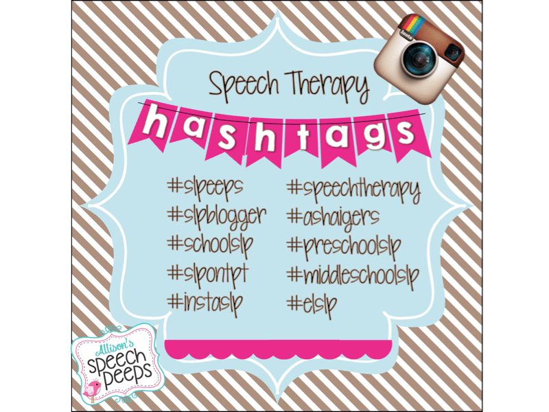 Why EVERY SLP should Instagram Speech Peeps