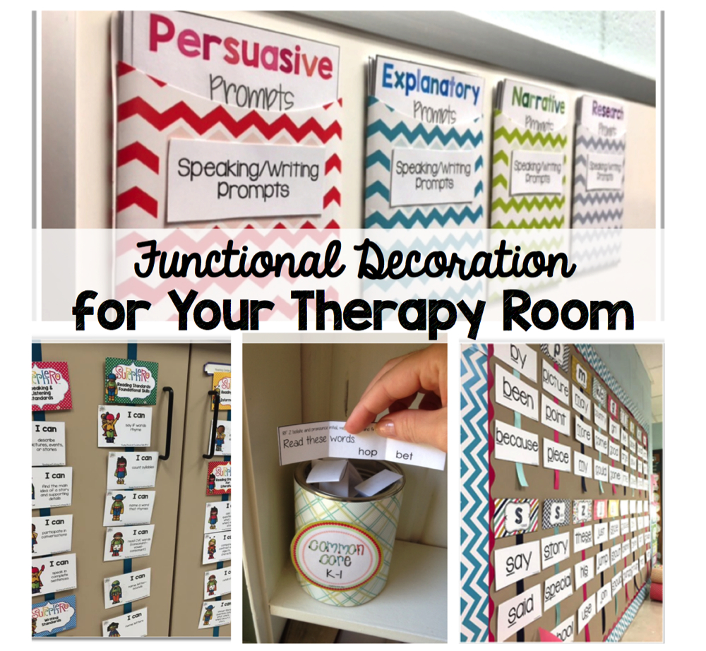 FUNCTIONAL Decoration for Your Therapy Room Speech Peeps