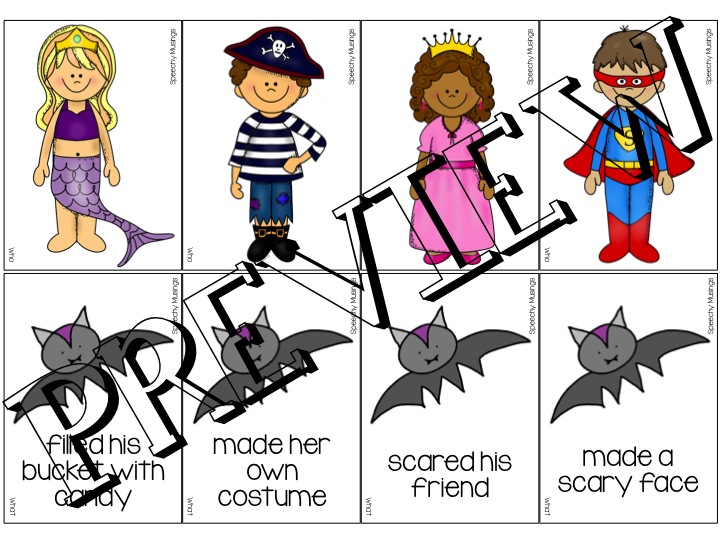 Haunted Halloween Sentences for Sentence Formulation Speechy Musings