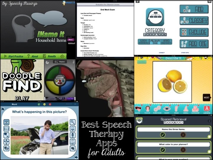 Speech Therapy Apps for Adults Speechy Musings