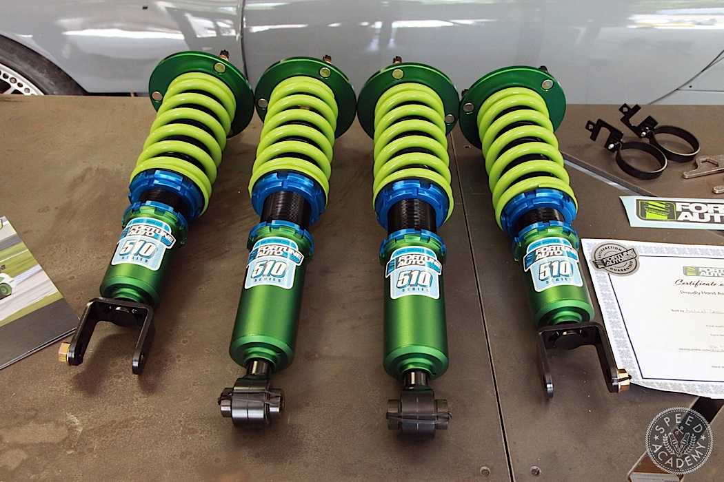 Project RX7 Gets Custom Fortune Auto 510 Series Coilovers Speed Academy