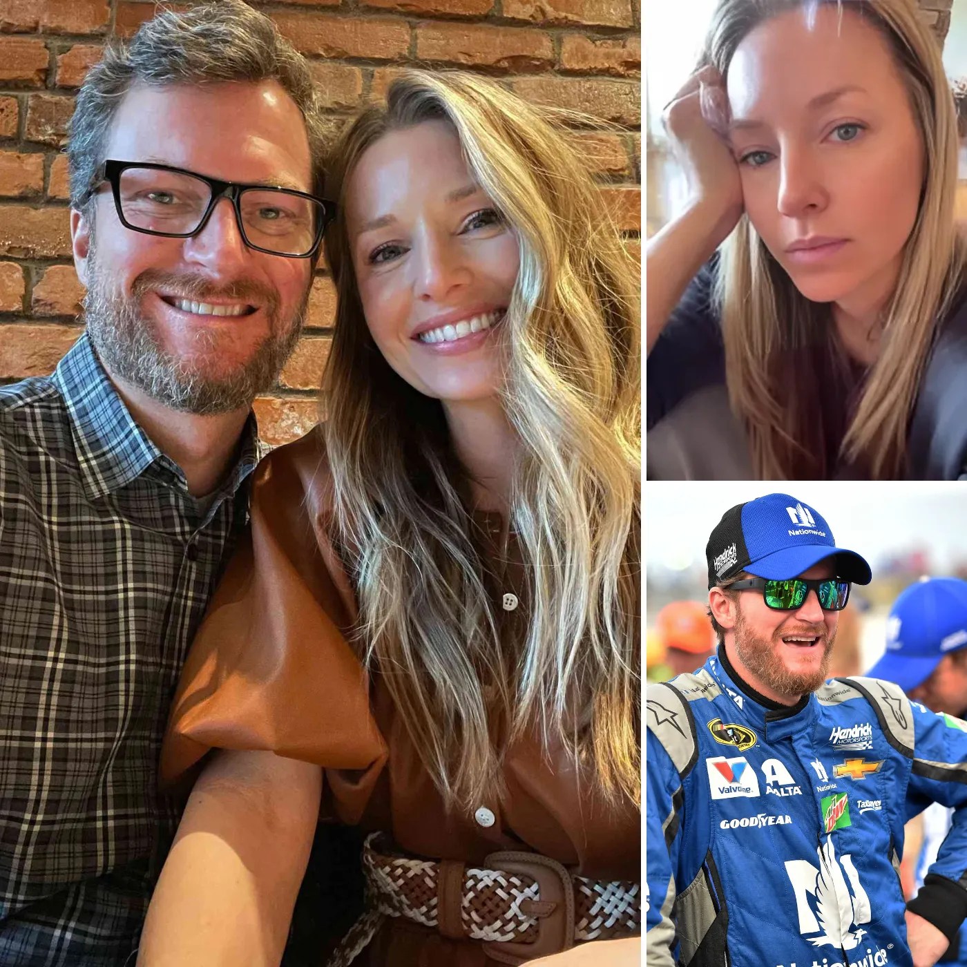 Dale Earnhardt Jr. has responded to wife Amy's backlash over her latest