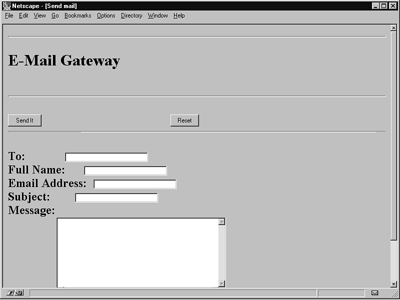 Chapter 6 Examples of Simple CGI Scripts