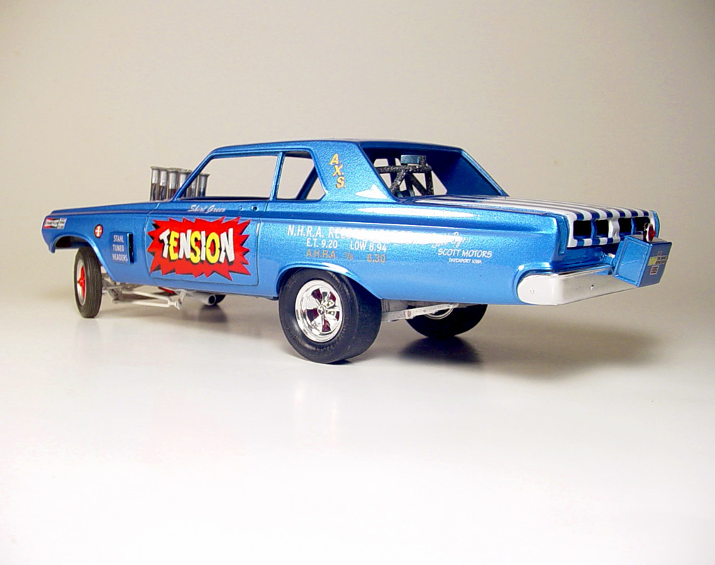 Speed City Resin Vintage Drag Racing Model Cars