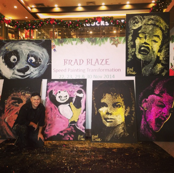 Speed Paintings Event Gallery Brad Blaze Speed Painter
