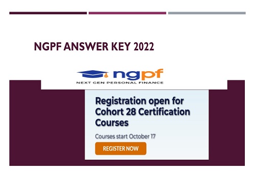 NGPF Answer Key 2022 | Registration Open Cohort 28 Certification