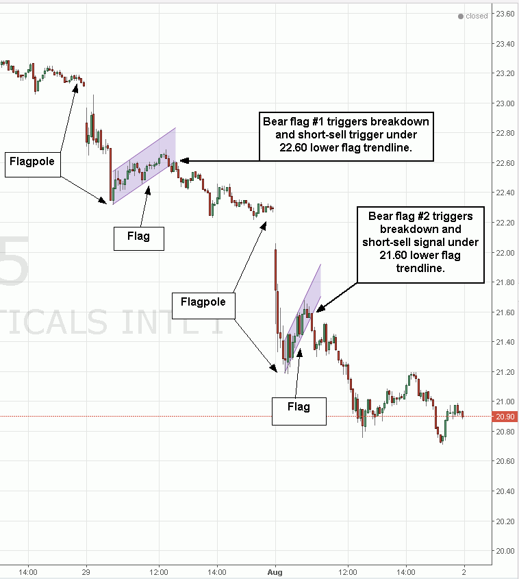 Bull Flag and Bear Flag Chart Patterns Explained