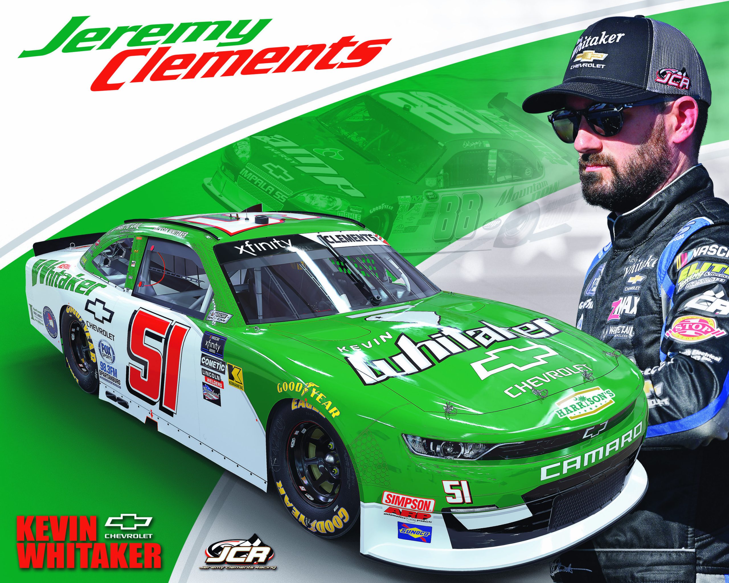 Kevin Whitaker Chevrolet and Jeremy Clements Racing together again