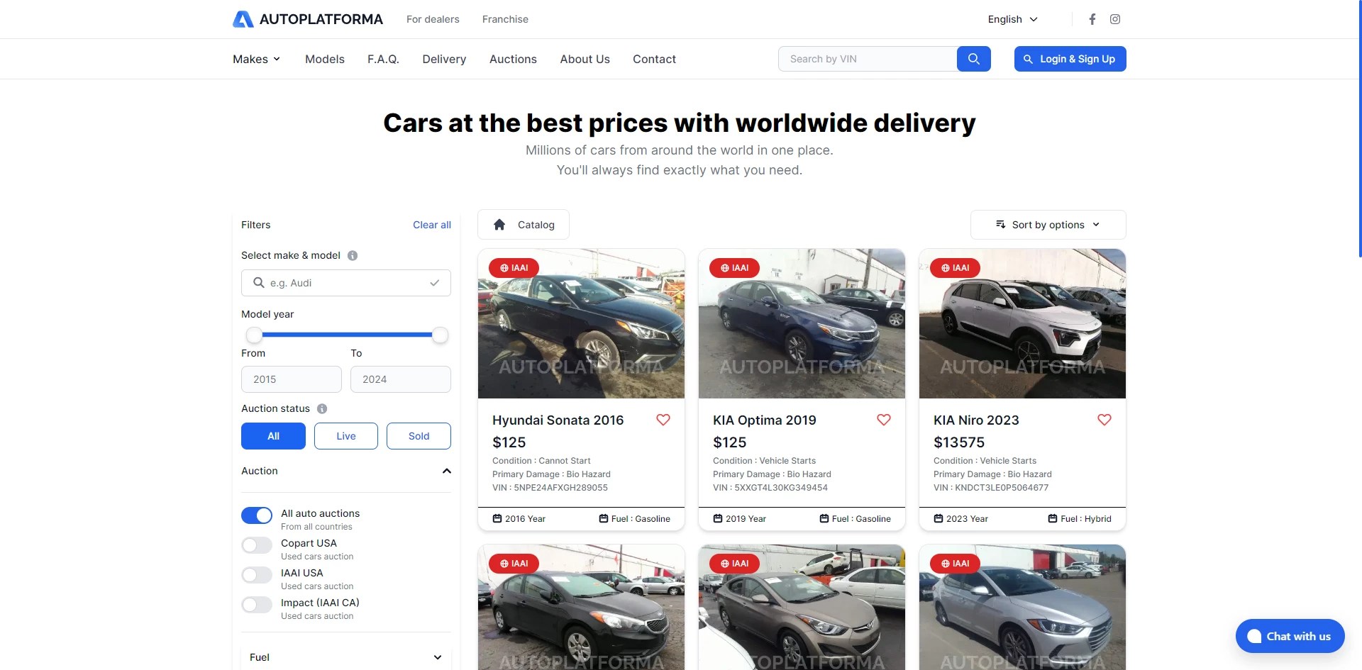 Discover the World of Online Salvage Car Auctions in the USA and Canada