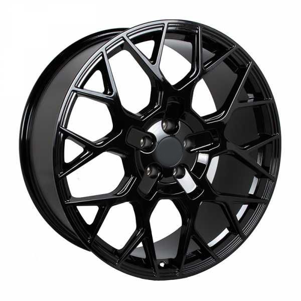 22 Inch Velocity Gloss Black Alloy Wheels x4 265/40/22 Tyres Fitted And
