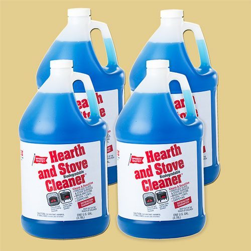 4 Gallon Case Hearth & Stove Cleaner Speedy White cleans fireplaces