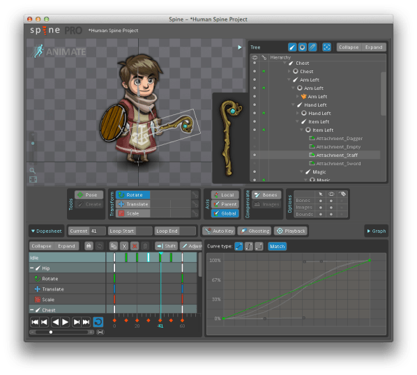 2D Skeletal Animation with Spine Spellbind Studios