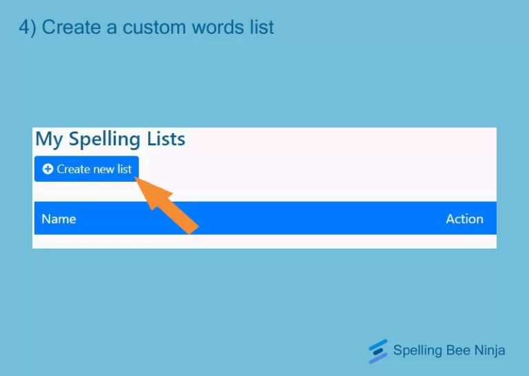 Create your Spelling Words List and Flash Cards Spelling Bee Ninja