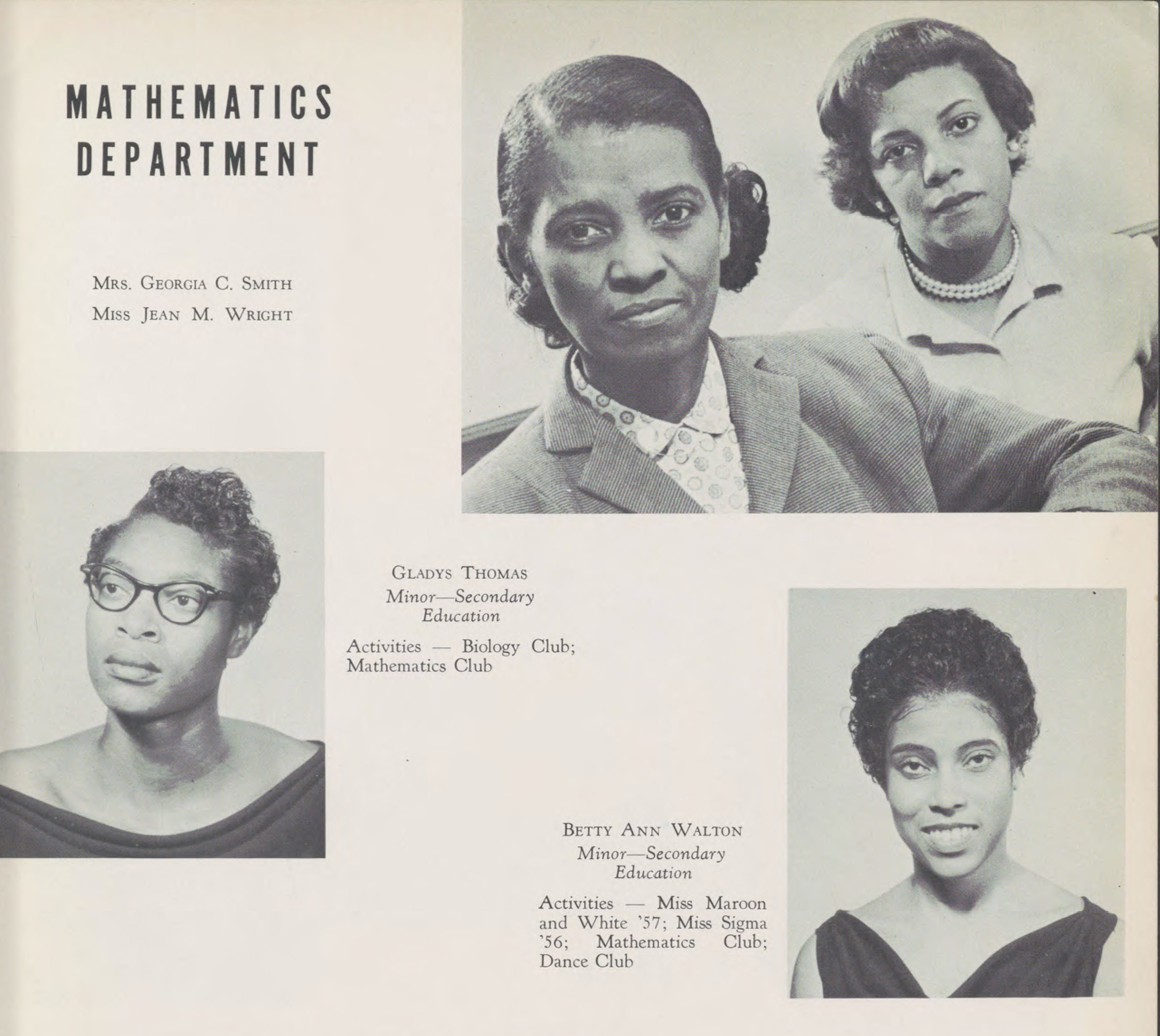 Spelman Math Time Line