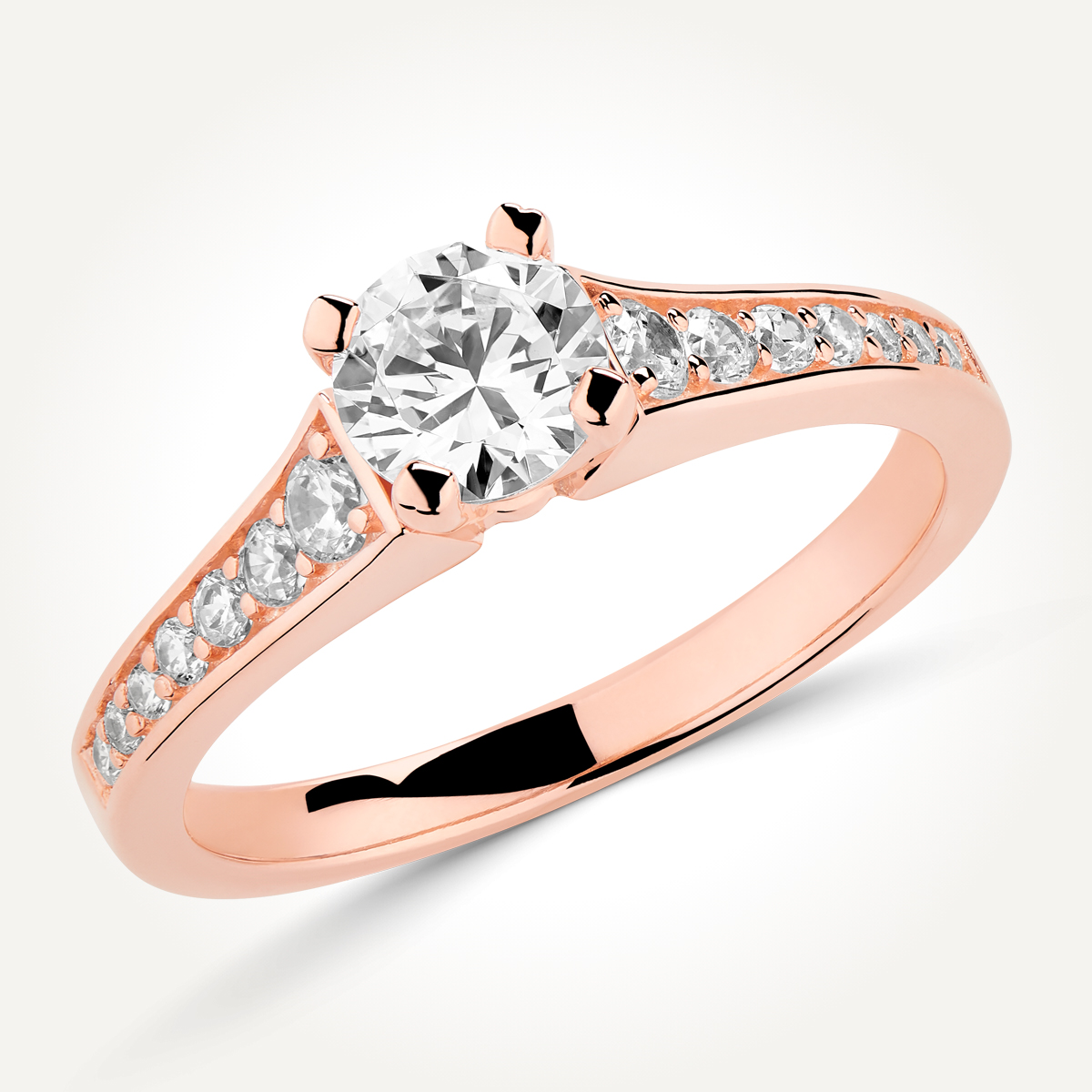Multi Stone Diamond Engagement Ring Style 7661
