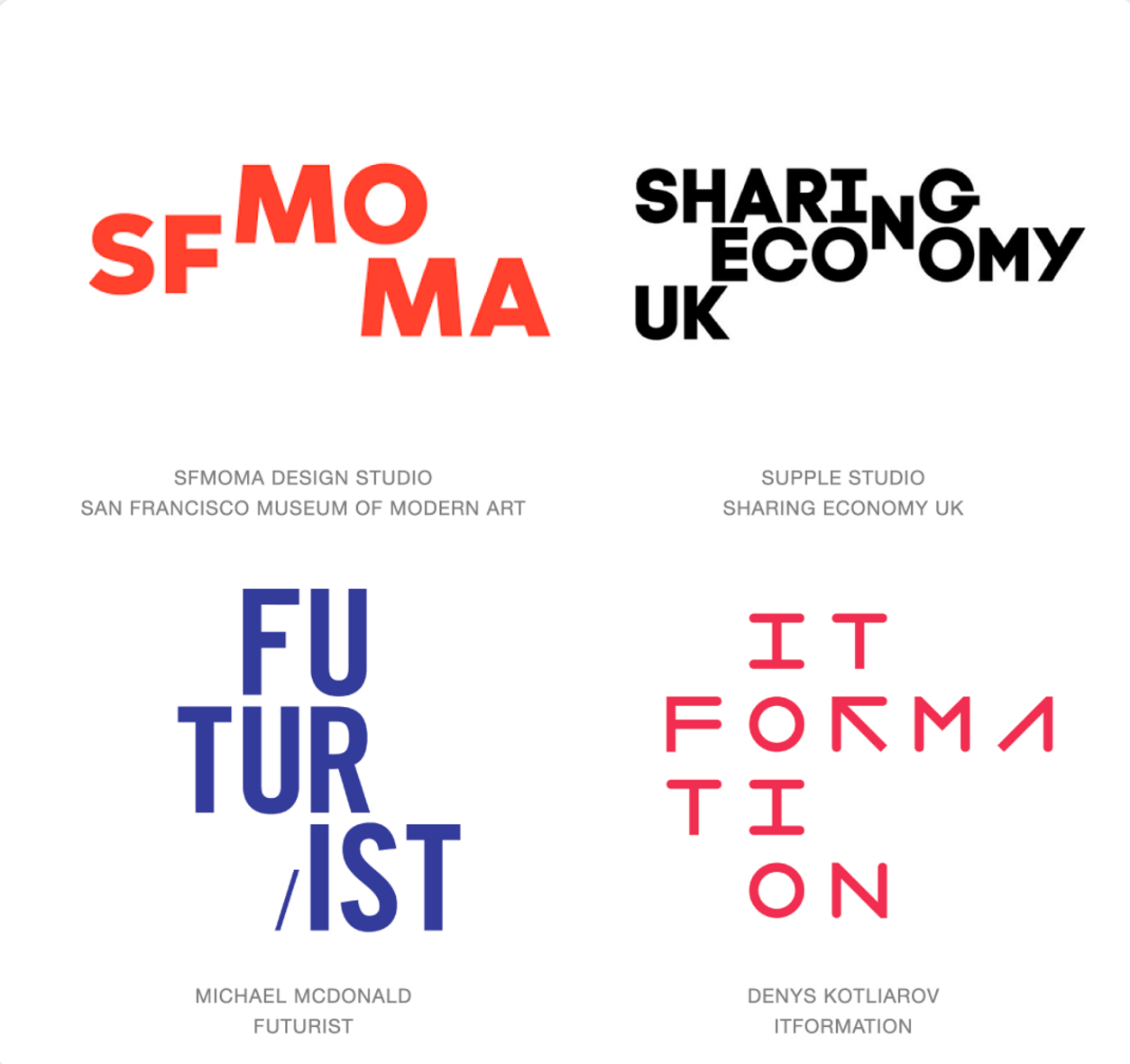 2016 Logo Trends Spencer Creative Group I Web Design I Graphic Design
