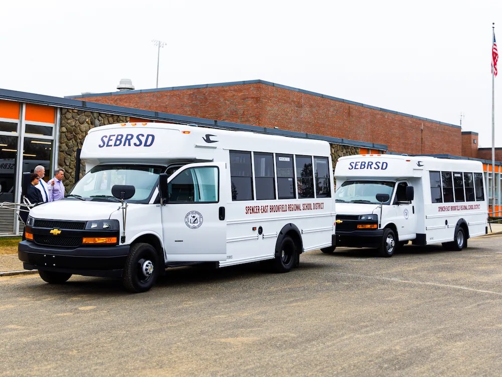 Federal monies fund 2 new multiuse buses for Spencer East Brookfield