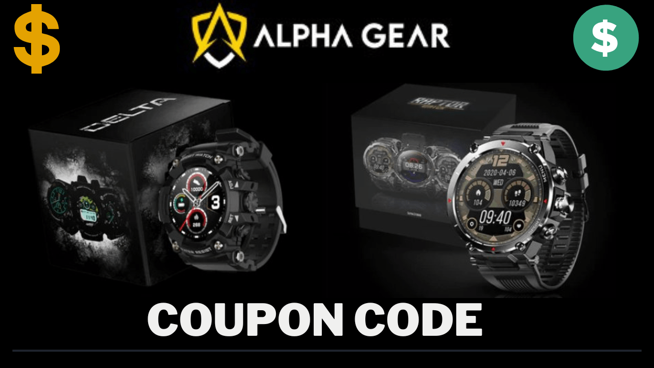 100.00 off Alpha Gear Watch Discount Code & Coupon