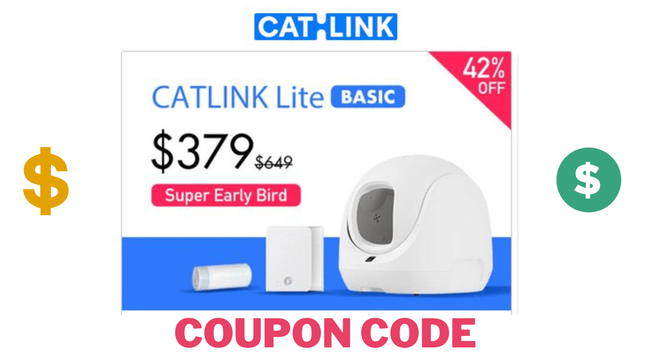 270.00 off CatLink Lite Litter Box Coupon Code, Promo