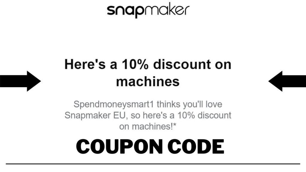 €500.00 off SnapMaker EU Store Discount Code, Coupon