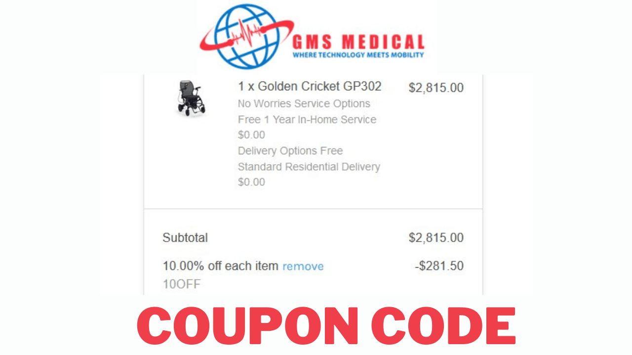 200.00 off Gms Medical Coupon Code GmsMedical1