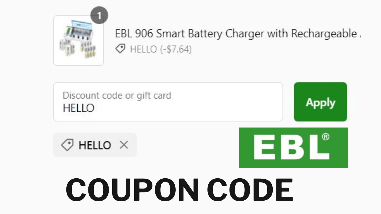 65 off Ebl Batteries Coupon Code EBL Battery Discount