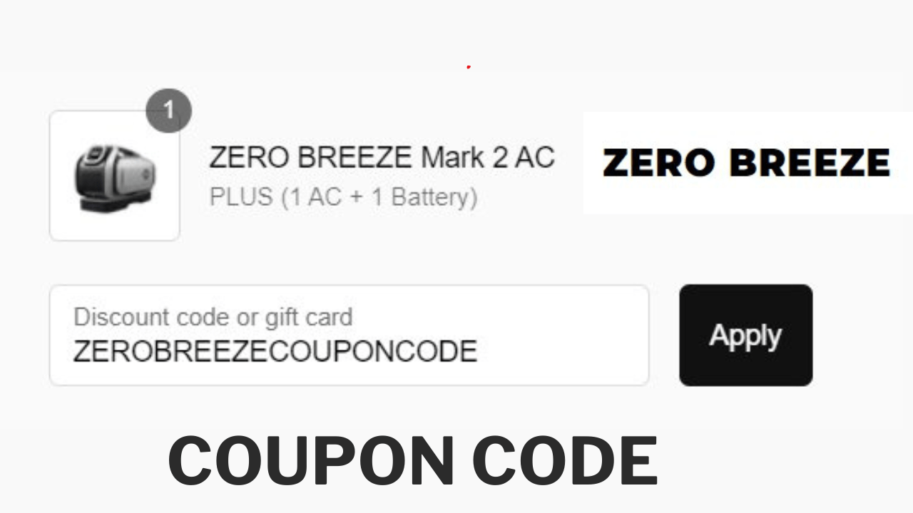 650.00 Zero Breeze Mark Air Conditioner Coupon Code