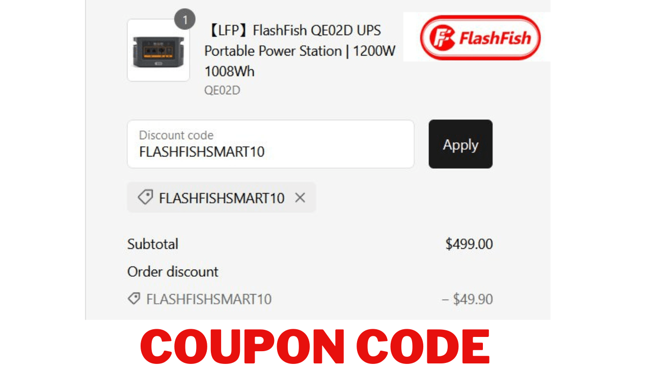 75 off FlashFishTech Coupon Code Flash Fish Tech