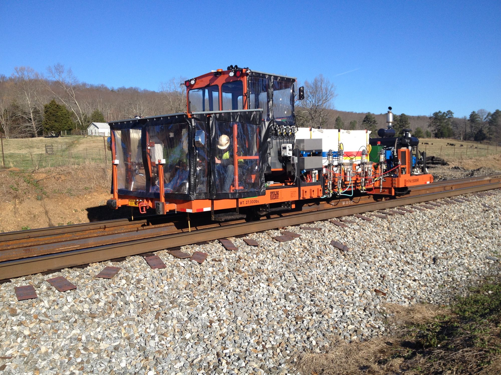 Dual Rail Tie Plugger