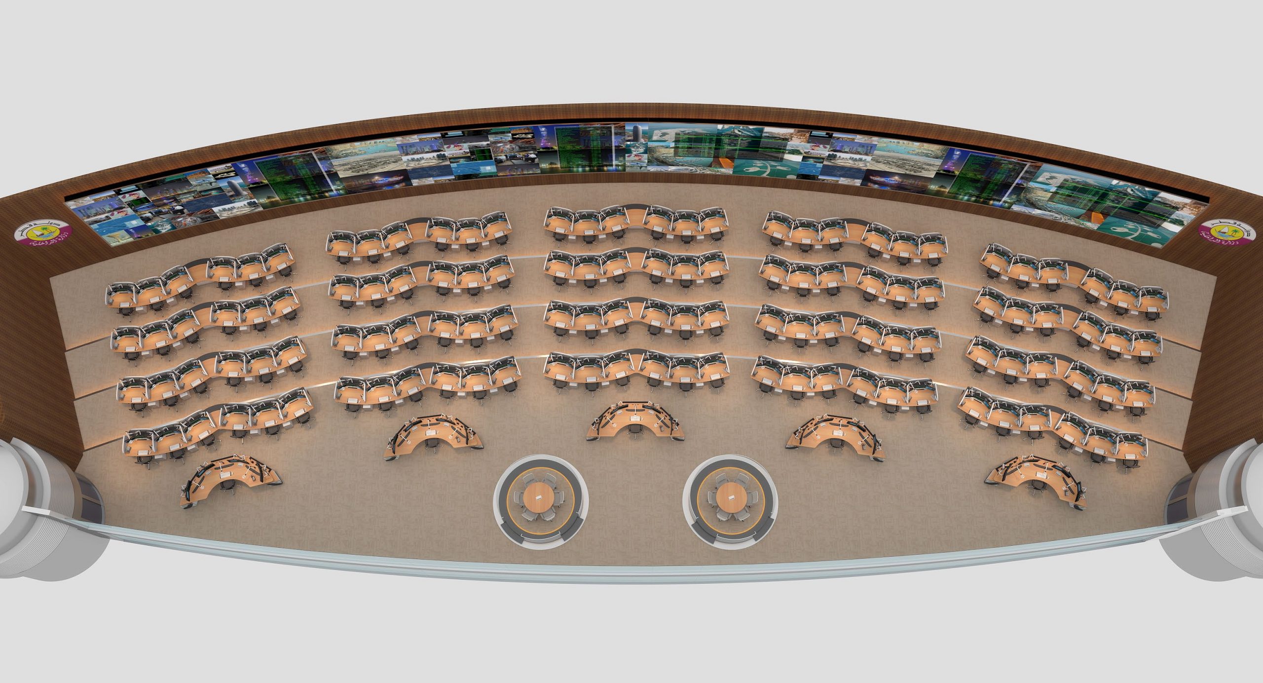 National Command Center, Qatar SPF Control Room Consoles