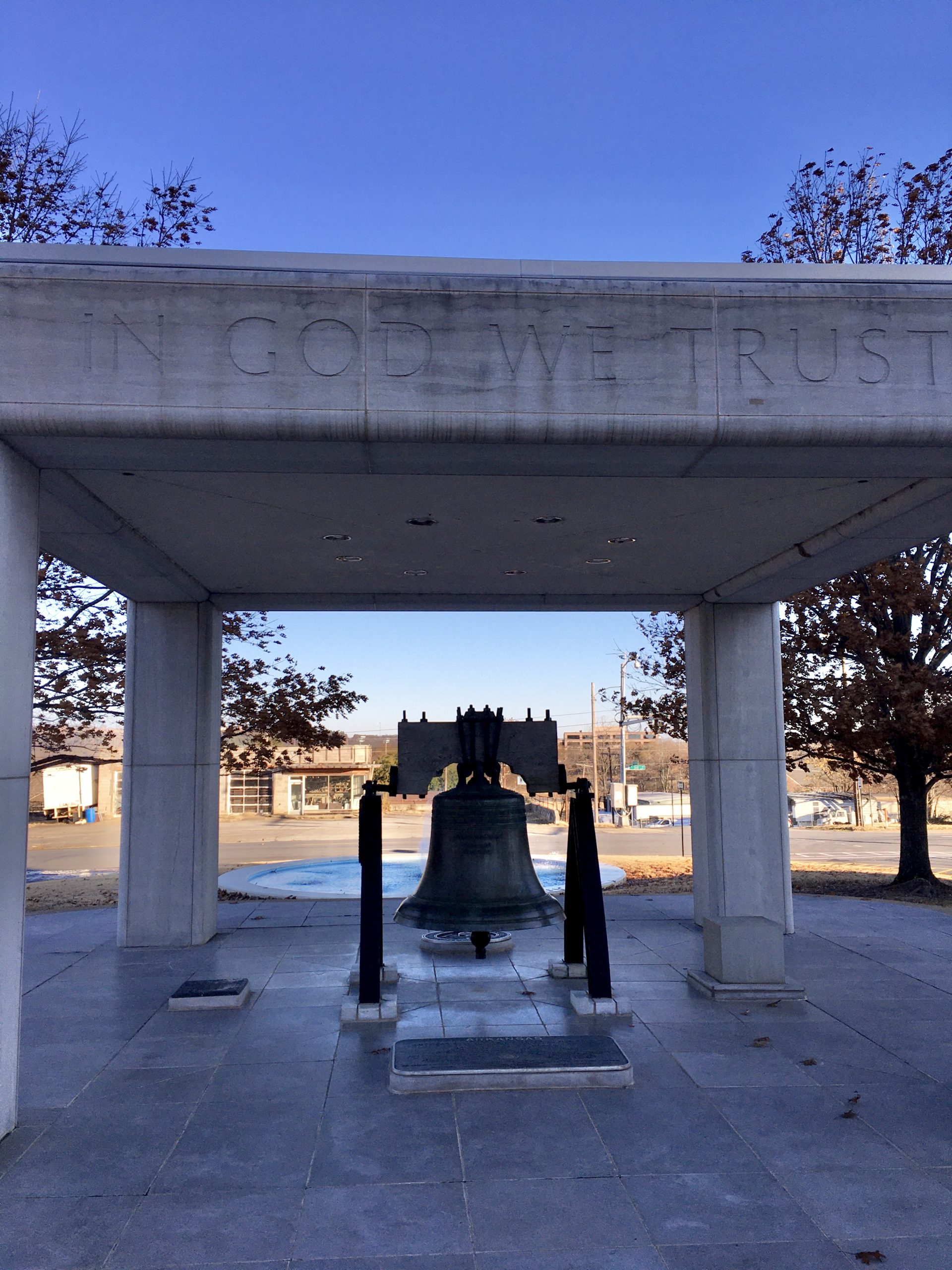 Liberty Bell Replica at Arkansas State Capitol Little Rock, Arkansas